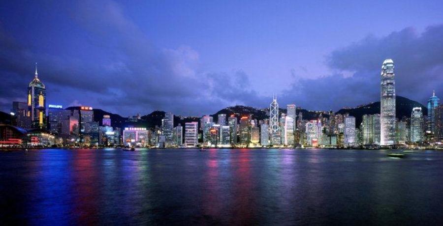 Wolkenkrabbers Hong Kong Island